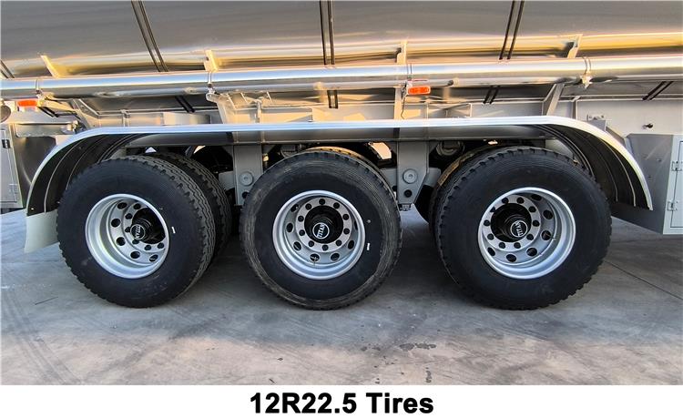 3 Axle 45000 Liters Stainless Steel Tanker Trailer for Sale In Nigeria