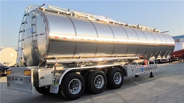 3 Axle 45000 Liters Stainless Steel Tanker Trailer for Sale In Nigeria
