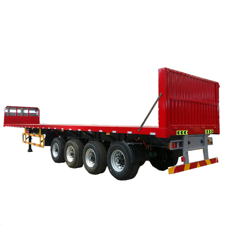 4 Axle 40 Feet Flatbed Semi Trailer