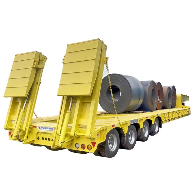 4 Line 8 Axle Truck Low Loader Trailer
