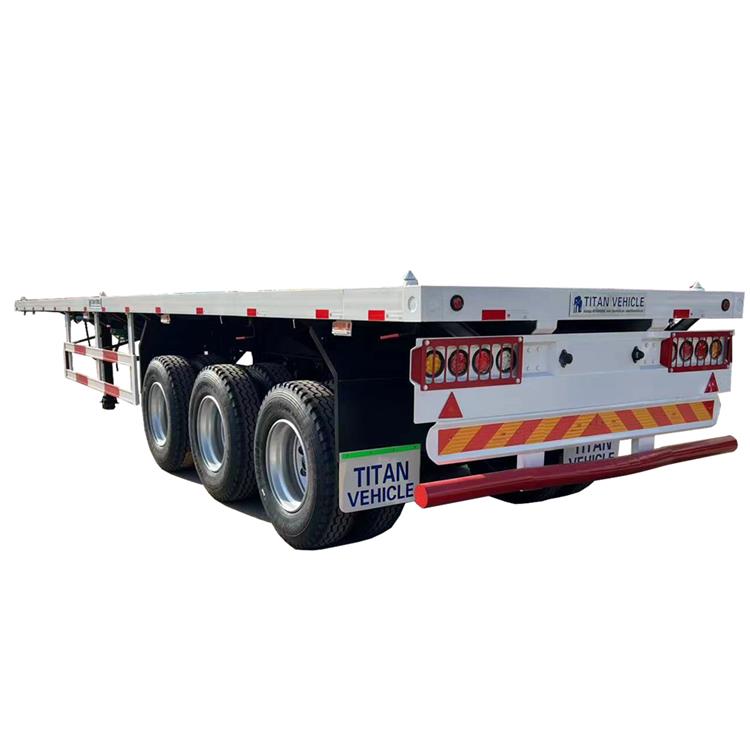 3 Axle 40 Ft Flatbed Trailer