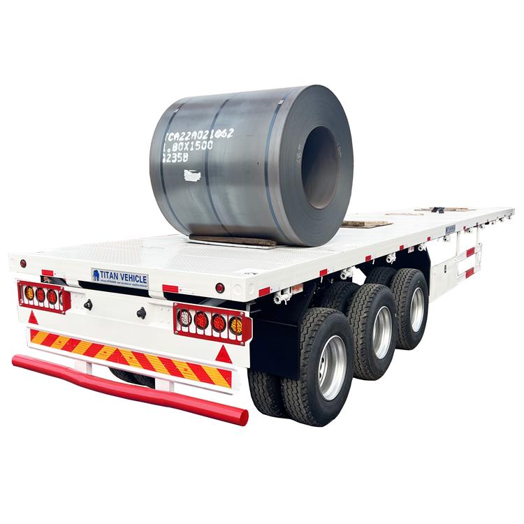 3 Axle 40 Ft Flatbed Trailer