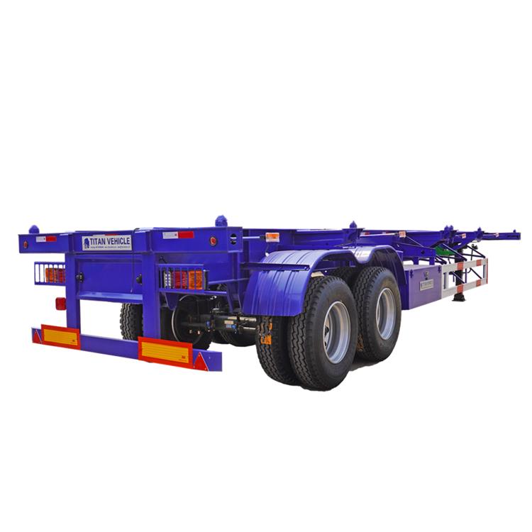2 Axle 40 ft Skeleton Container Trailer
