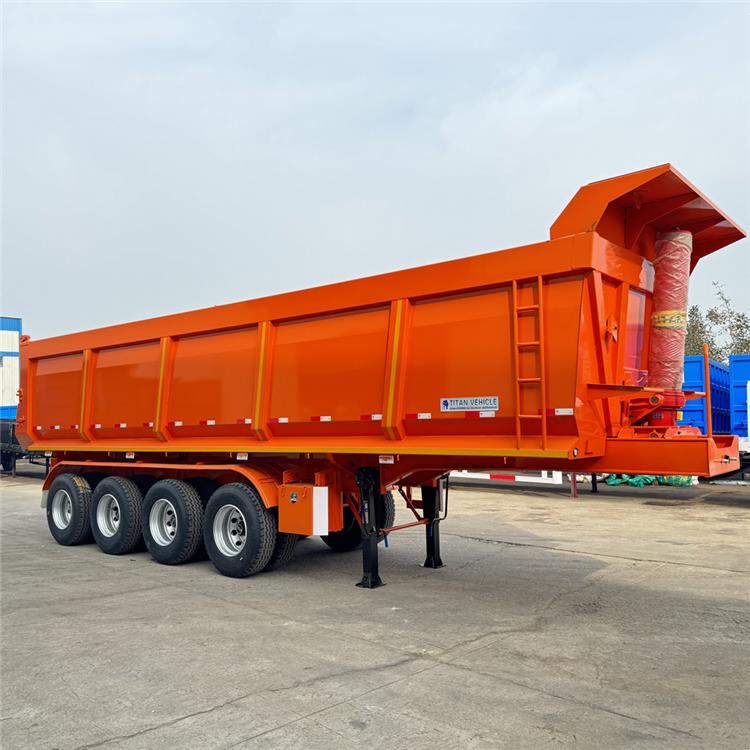 4 Axle 40CBM Semi Tipper Trailer