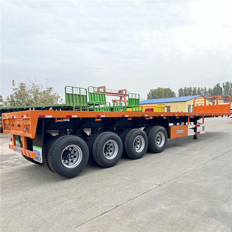 4 Axle 40 ft Flatbed Semi Trailer