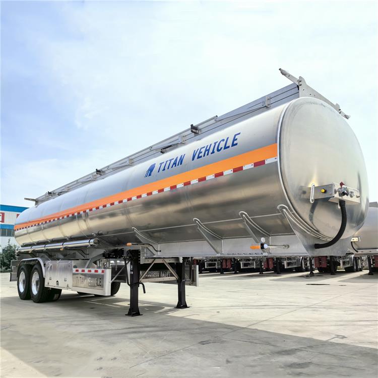 2 Axle 38000 Liters Aluminum Tanker Trailer