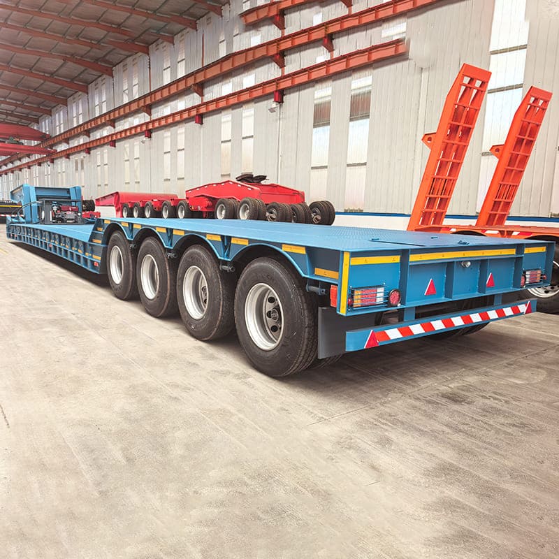 4 Axle Extendable RGN Lowboy Trailer