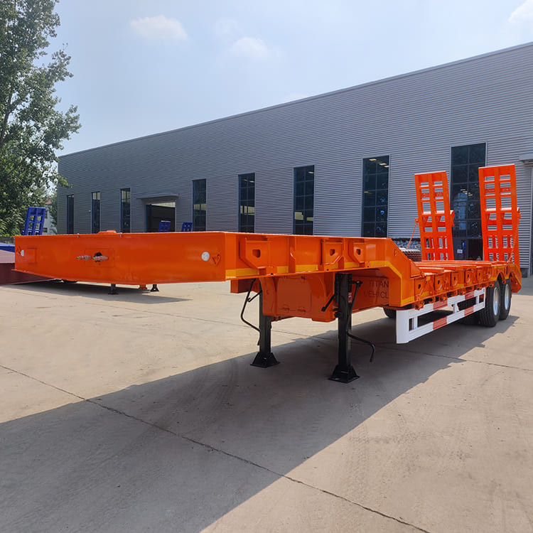 2 Axle Equal Width Gooseneck Low Bed Trailer