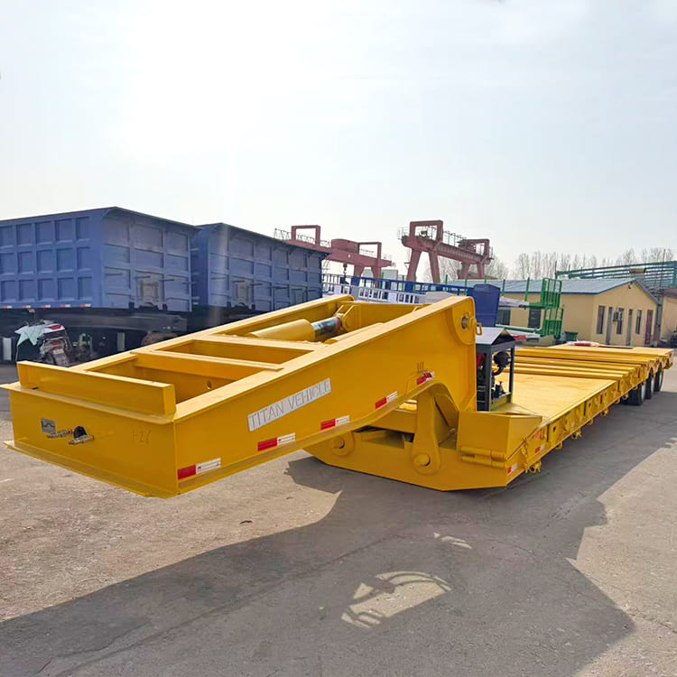 3 Axle 60 Tons Removable Gooseneck Trailer