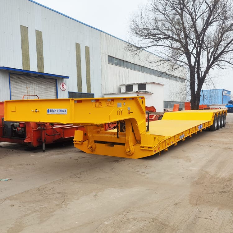 4 Axle Detachable Gooseneck Trailer 