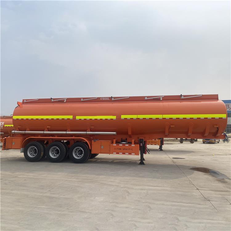 3 Axle 41000 Liters Stainless Steel Tanker 