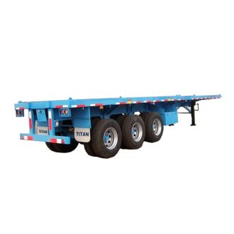 Tri Axle 40 Foot Flatbed Trailer