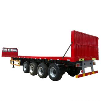 4 Axle 40 Feet Flatbed Semi Trailer