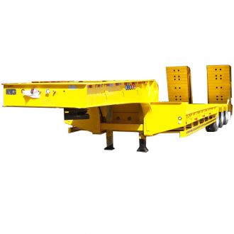 Tri Axle Low Loader Truck Trailer