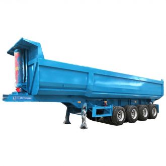 45CBM U Shape Rear End Dump Trailers