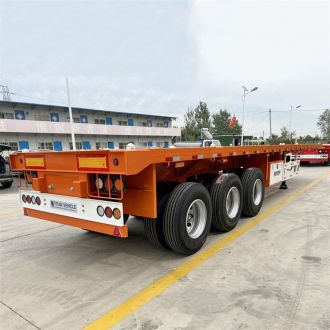 12.5m Tri Axle Flatbed Trailer