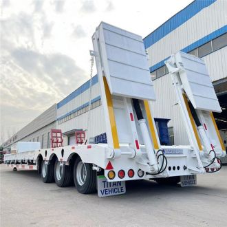 (Stock) Tri Axle Low Bed Trailer