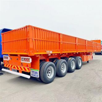 4 Axle 40ft High Side Wall Trailer