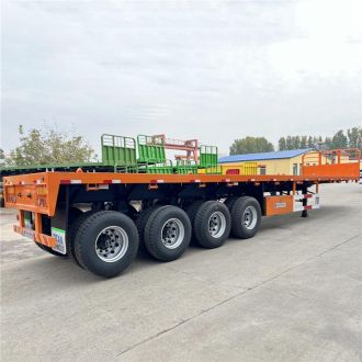 4 Axle 40 ft Flatbed Semi Trailer