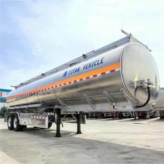 2 Axle 38000 Liters Aluminum Tanker Trailer