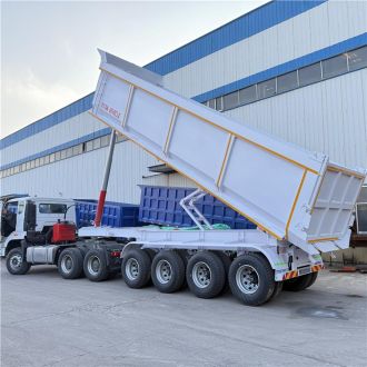 4 Axle 40CBM End Dump Trailer