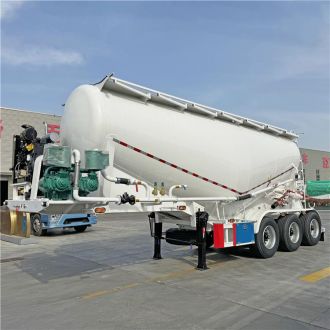 Pneumatic Dry Bulk Cement Tanker Trailer