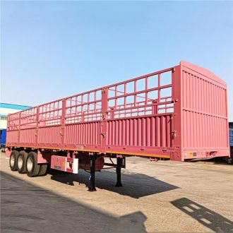 60 Ton Fence Cargo Trailer 