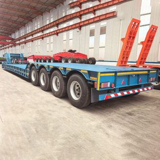 4 Axle Extendable RGN Lowboy Trailer