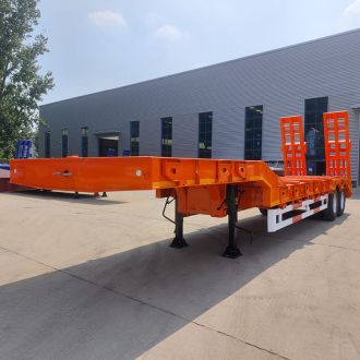 2 Axle Equal Width Gooseneck Low Bed Trailer