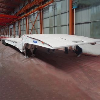 4 Axle 100 Ton Folding Gooseneck Trailer