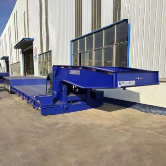 3 Axle 80 Ton Removable Gooseneck Lowboy Trailer