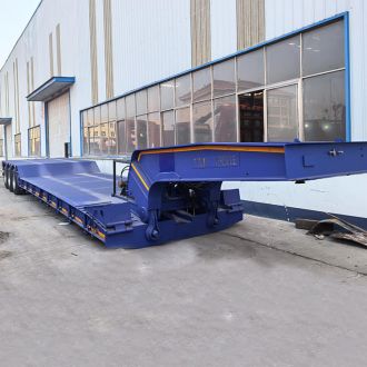 80 Ton Lowboy Gooseneck Trailer