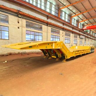 100 ton 3 Axle Folding Neck Lowboy