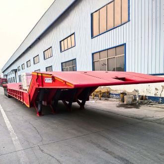 4 Axle 120 ton Folding Neck Lowboy Trailer