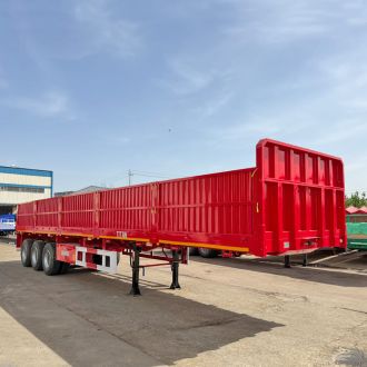 3 Axle 60 Tons Drop Side Semi Trailer