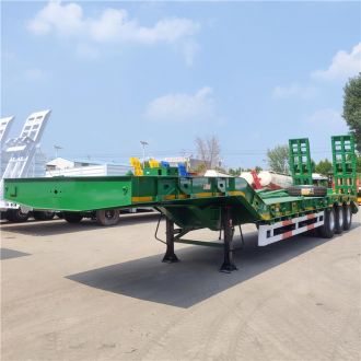 3 Axle Full Width Gooseneck Low Bed Trailer