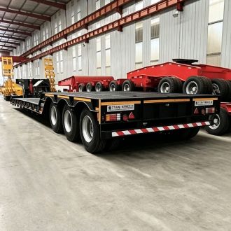 3 Axle Lowboy Gooseneck Trailer