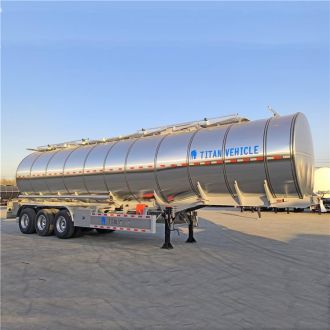 3 Axle 45000 Liters Stainless Steel Tanker Trailer