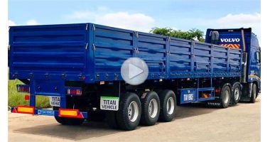 Triaxle Trailer with Board